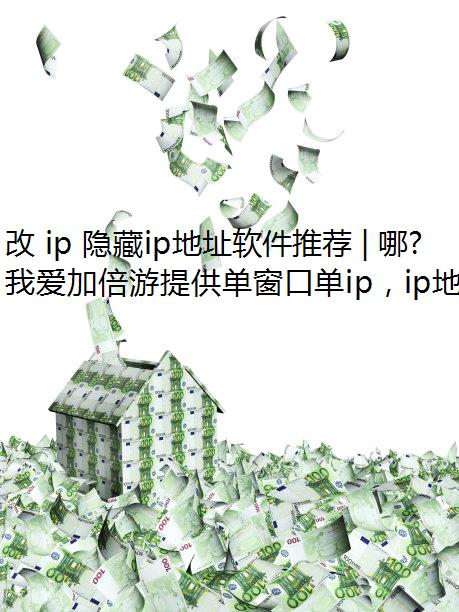 改 ip 隐藏ip地址软件推荐 | 哪款更受欢迎?