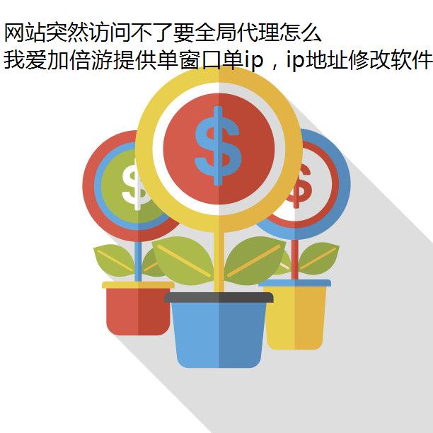 网站突然访问不了要全局代理怎么解决?