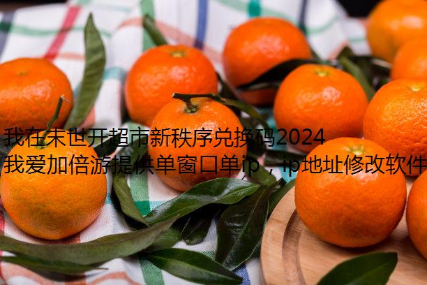 我在末世开超市新秩序兑换码2024网游加速器